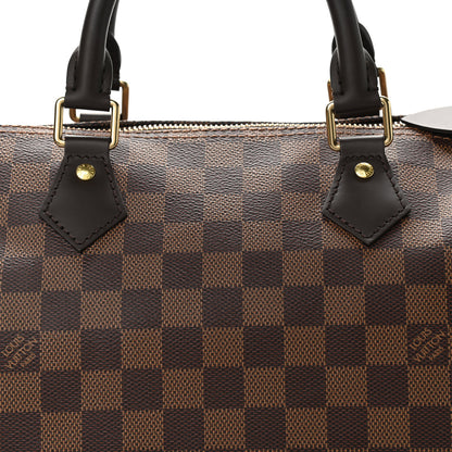 Louis Vuitton Damier Ebene Speedy 35 7 of 9