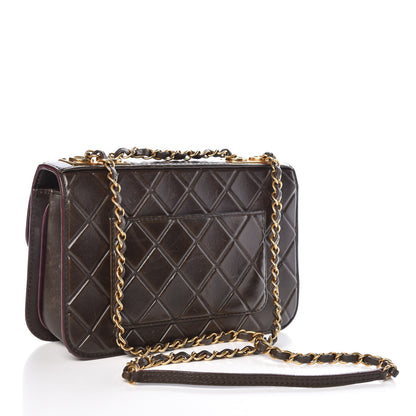 Chanel Calfskin Embossed Medium Flap Brown 3 of 11
