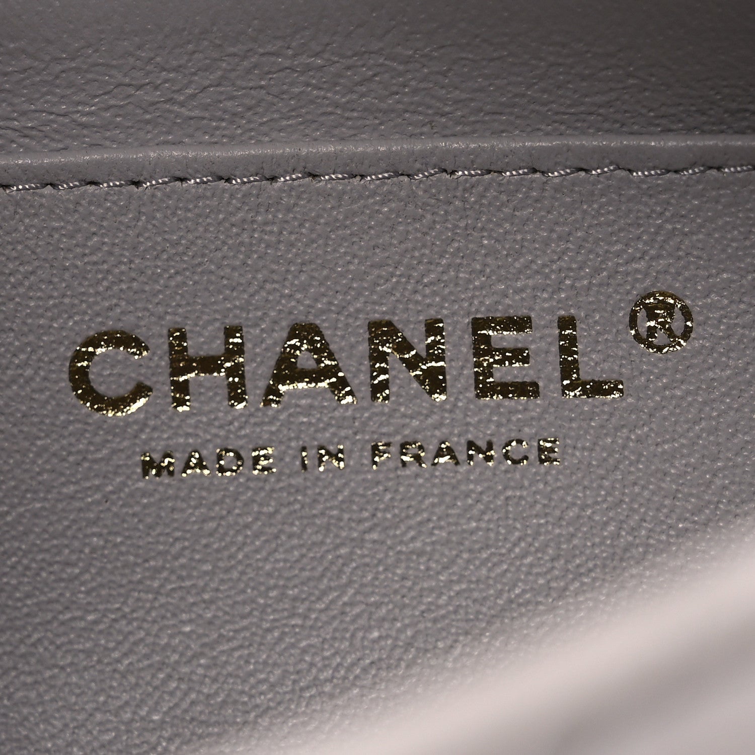 Chanel Lambskin Quilted Mini Top Handle Rectangular Flap Grey 6 of 11