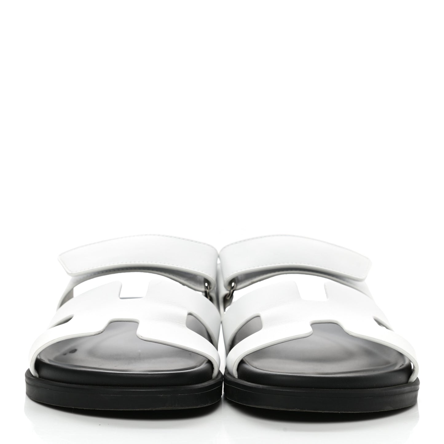 Calfskin Womens Chypre Sandals 36 White