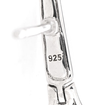 John Hardy Sterling Silver Black Sapphire Classic Chain Drop Earrings 5 of 6