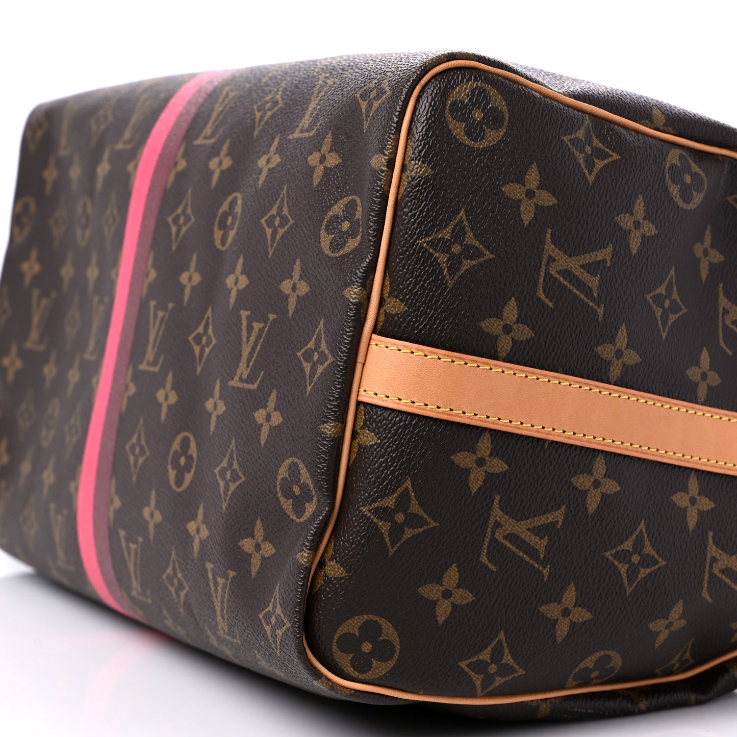 Monogram My LV Heritage Speedy Bandouliere 35 Fuchsia Bordeaux