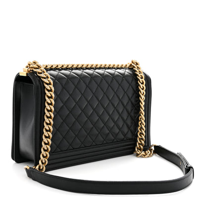 Chanel Caviar Quilted New Medium Boy Flap Black 3 of 12