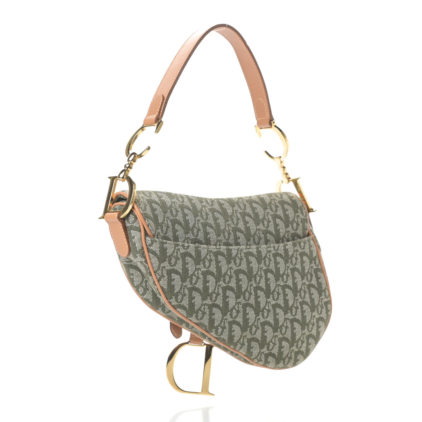 Monogram Saddle Bag Green