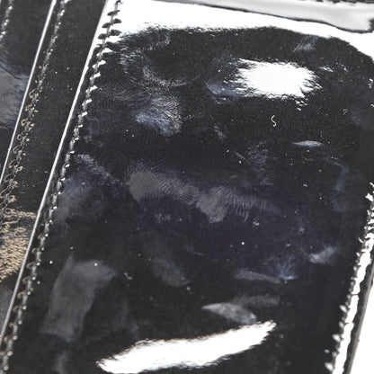 Chanel Patent Quilted Brilliant Card Holder Black 9 of 10