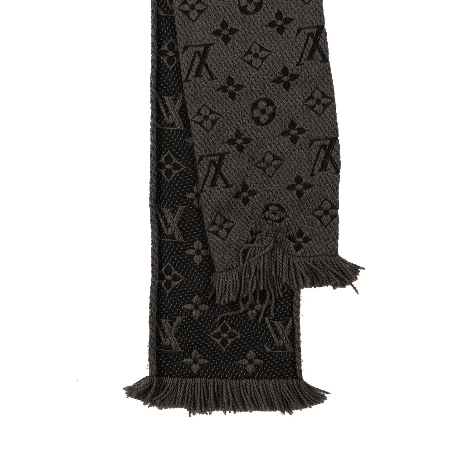 Louis Vuitton Wool Silk Logomania Scarf Verone 2 of 3