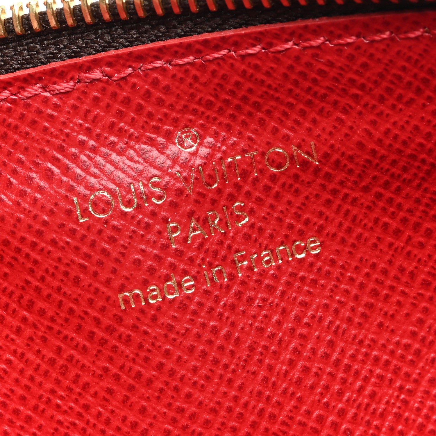 Louis Vuitton Damier Ebene Recto Verso Card Holder Red 6 of 7