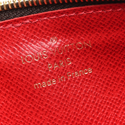 Louis Vuitton Damier Ebene Recto Verso Card Holder Red 6 of 7
