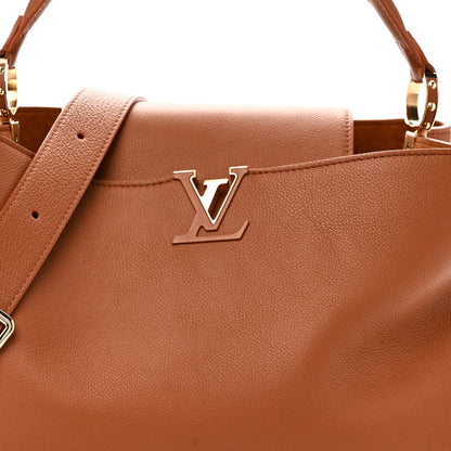 Louis Vuitton Smooth Grained Calfskin Capucines GM  Souple Cognac 7 of 9