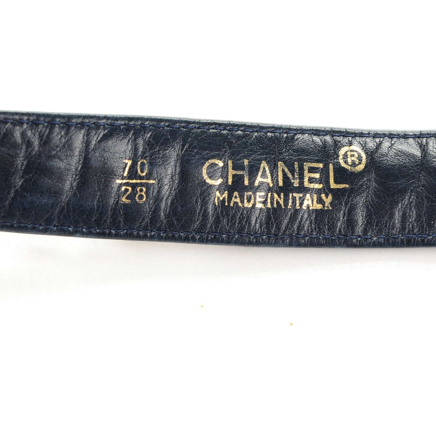 Chanel Lambskin Quilted Flap Waist Belt Bag 70 28 Navy 9 of 13
