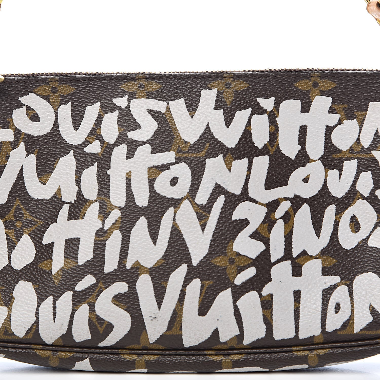 Louis Vuitton Monogram Graffiti Pochette Accessories Silver 11 of 11