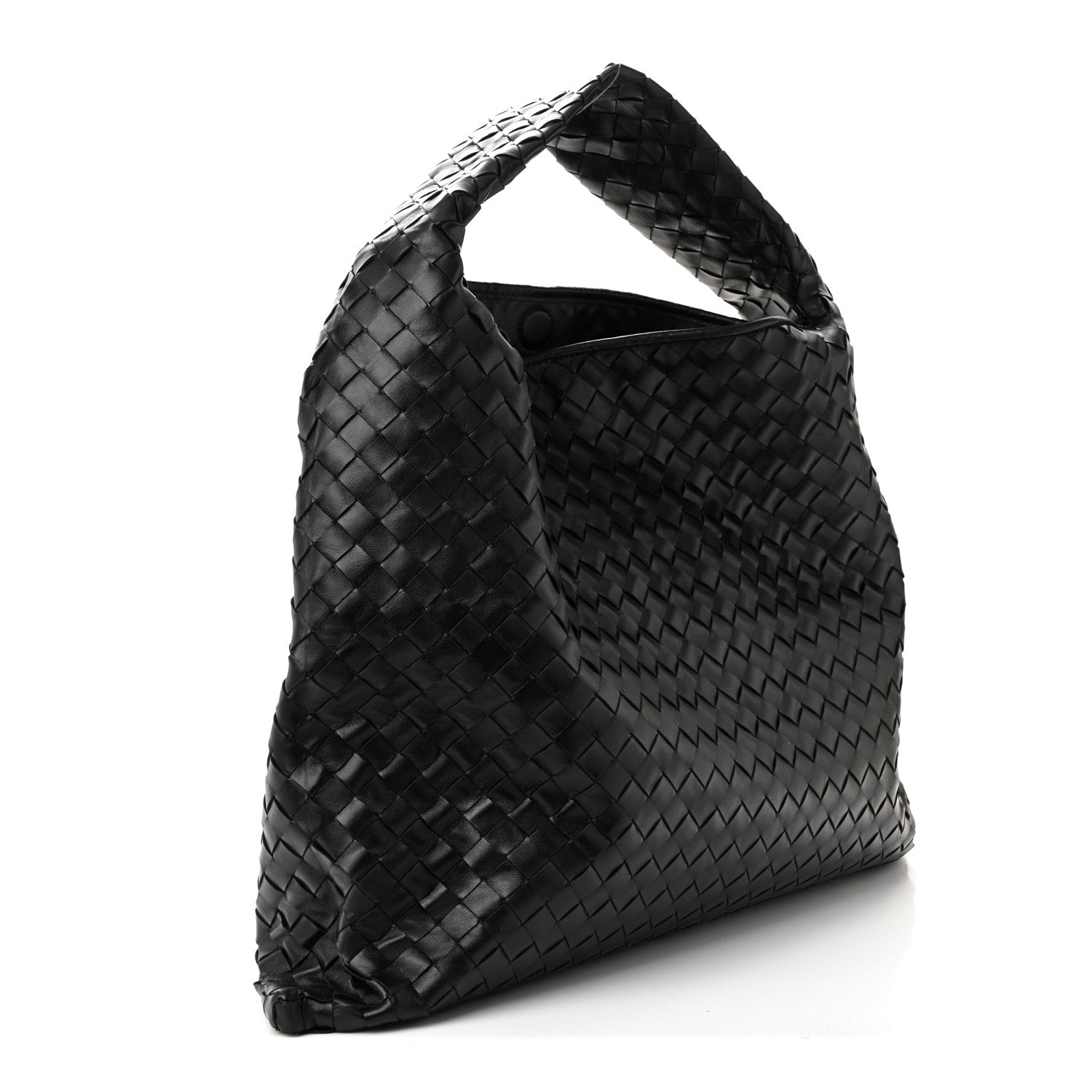 Bottega Veneta Calfskin Intrecciato Large Hop Black 3 of 10