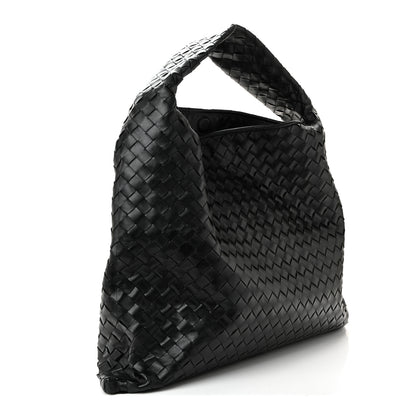 Bottega Veneta Calfskin Intrecciato Large Hop Black 3 of 10