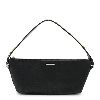 Gucci Monogram Boat Pochette Black 1 of 15