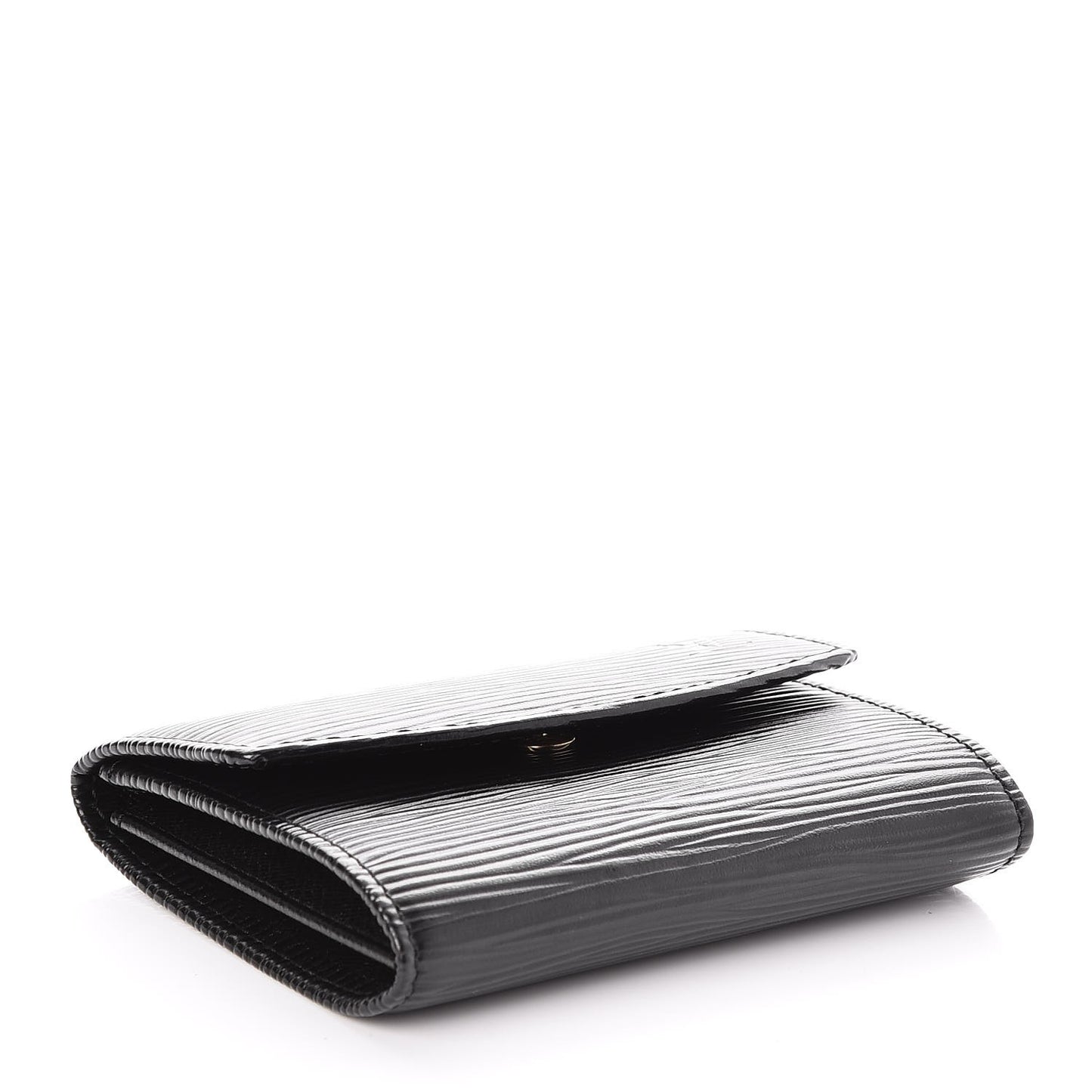 Epi Porte-Monnaie Simple Coin Purse Black
