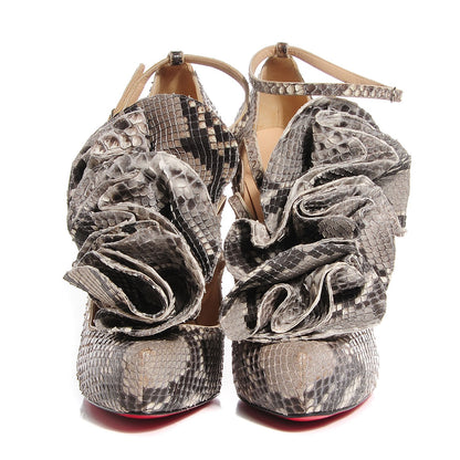 Christian Louboutin Python Dillian 120 Pumps 41 Opaco 7 of 7