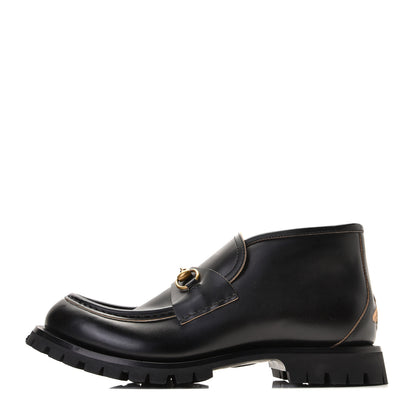 Gucci Cordovan Lux Mens Harald Horsebit Ankle Boots 12 Black 1 of 23