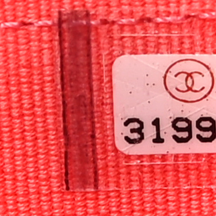 Chanel Lambskin Quilted Ombre Top Handle Mini Vanity Case With Chain Coral 7 of 11