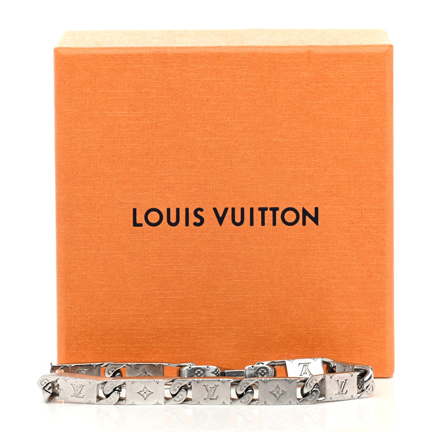 Louis Vuitton Monogram Tied Up Bracelet M Silver 5 of 5