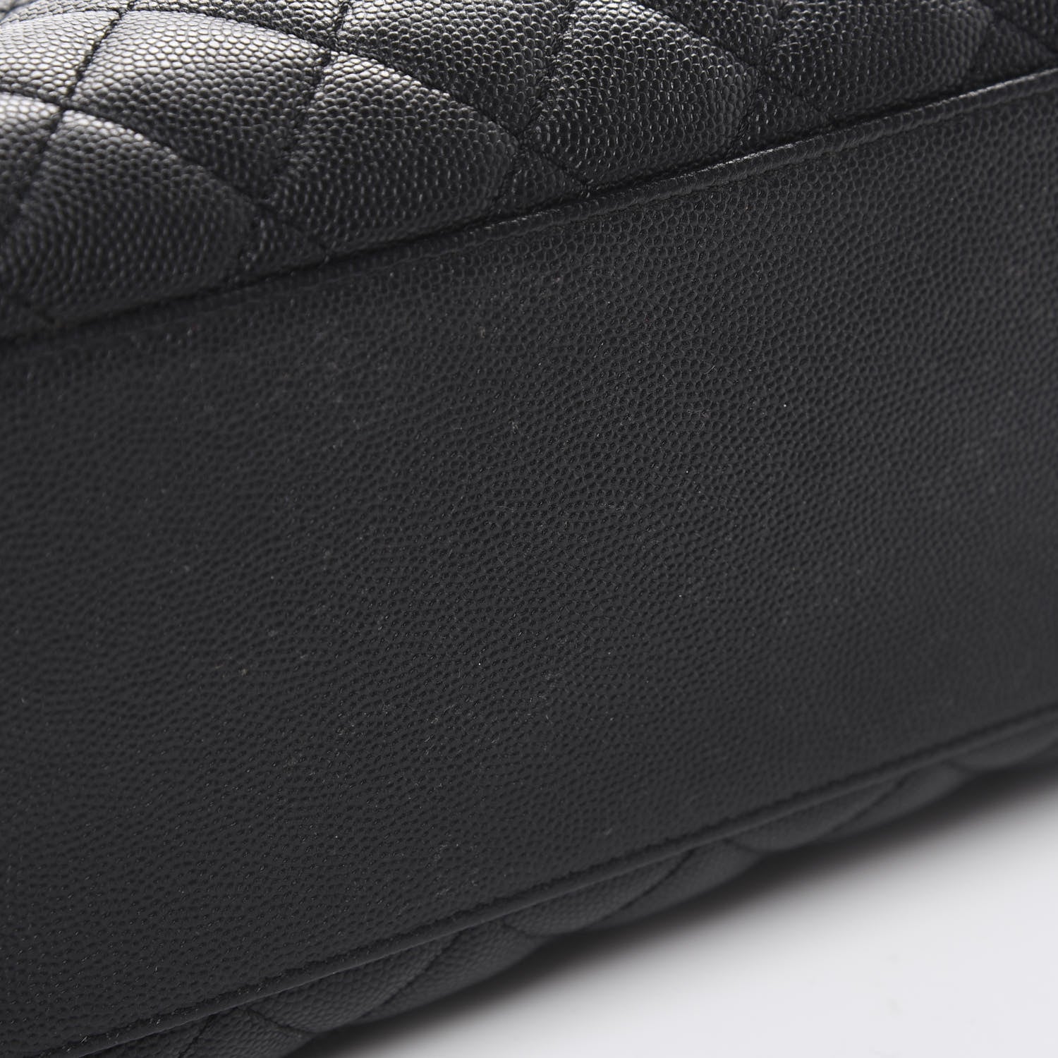 Chanel Caviar Quilted Large Coco Handle Flap Black 10 of 11