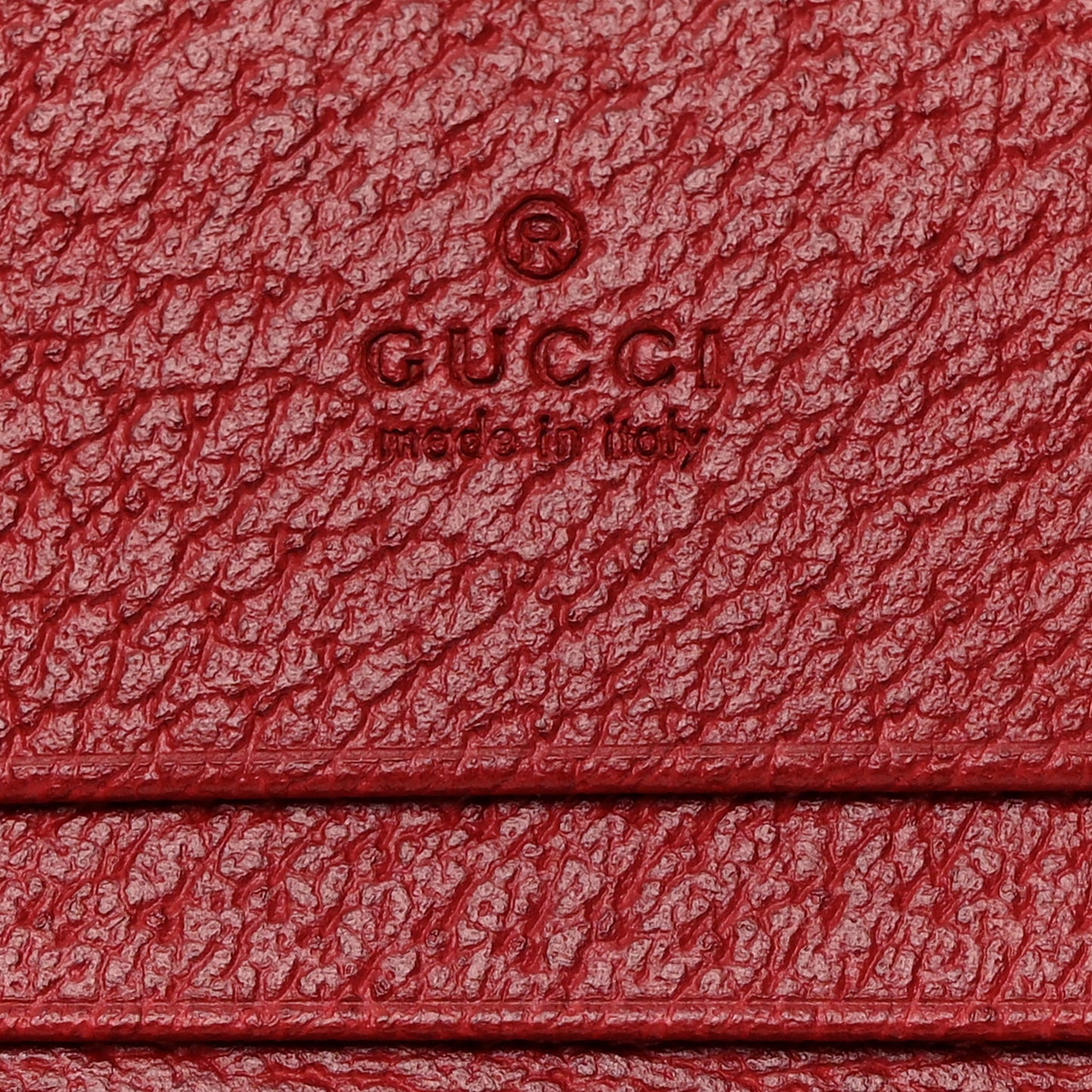GG Supreme Monogram Flora Web Ophidia Card Case Red
