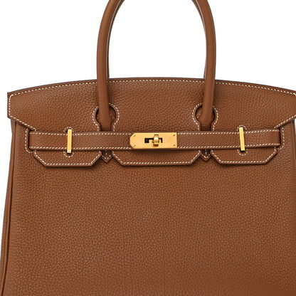 Hermes Togo Birkin 30 Gold 8 of 12