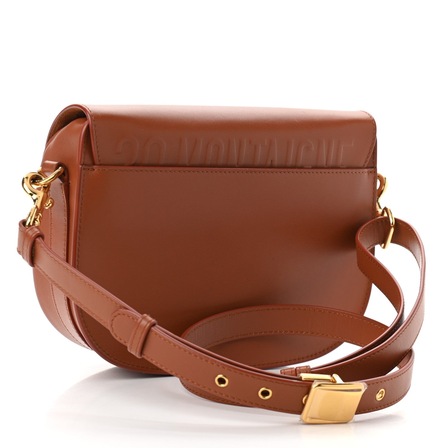 Christian Dior Box Calfskin Medium Bobby Flap Dark Tan 3 of 12