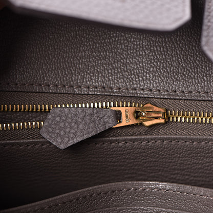 Hermes Togo Birkin 25 Etain 16 of 31