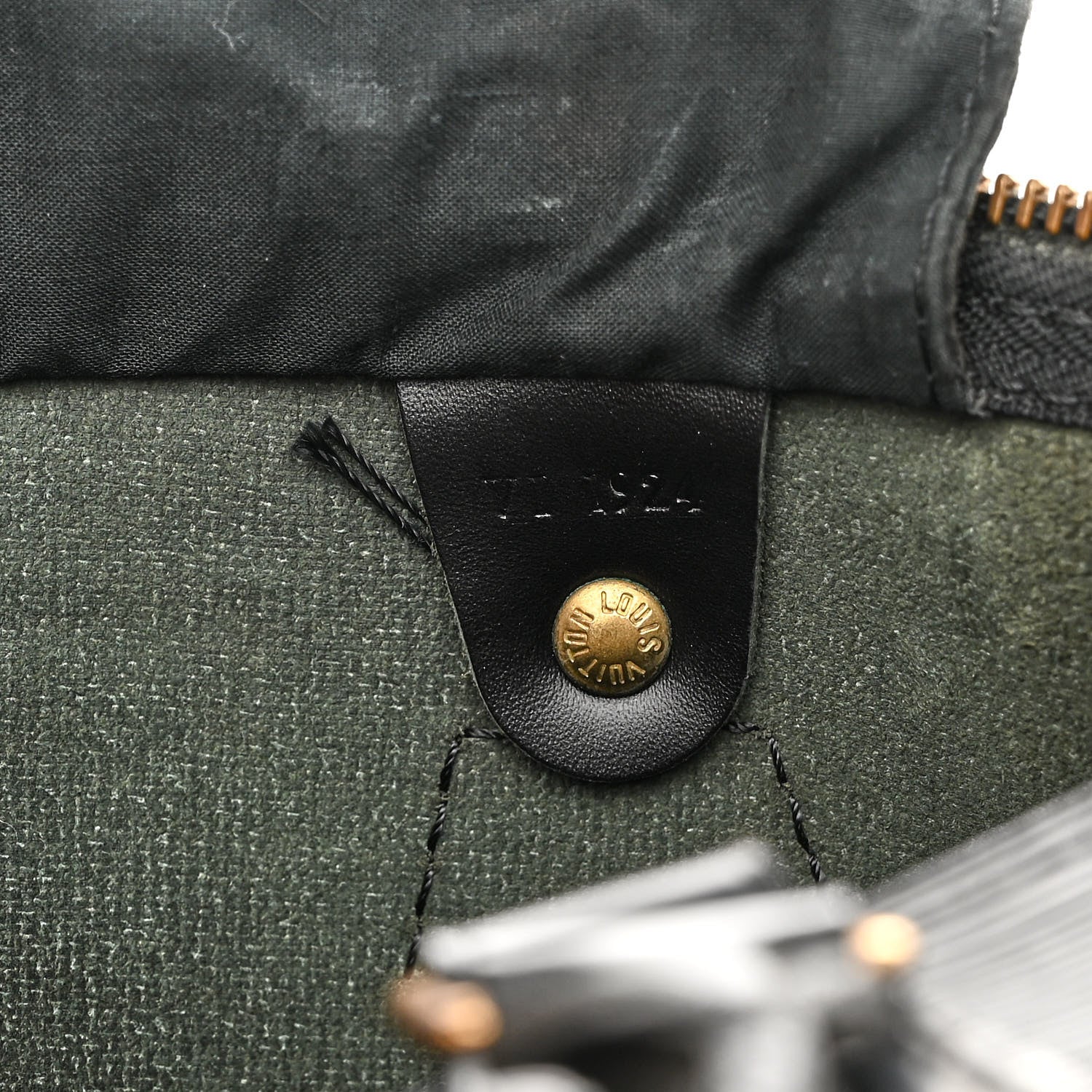 Louis Vuitton Epi Speedy 30 Black 7 of 17