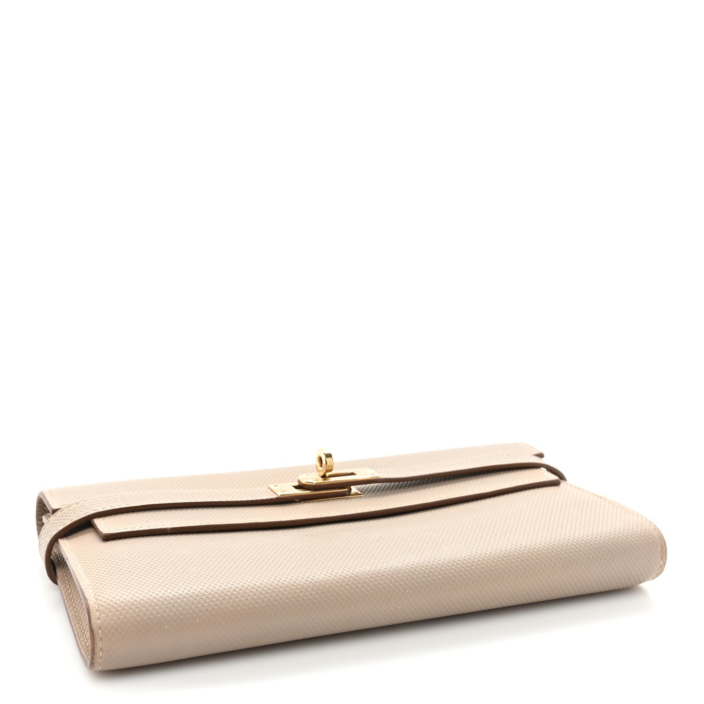 Grain d'H Kelly Longue Wallet Argile