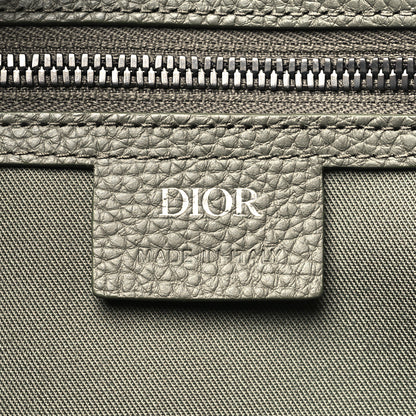 Christian Dior Grained Calfskin Embossed Dior Gravity Weekender 40 Kaki 5 of 9