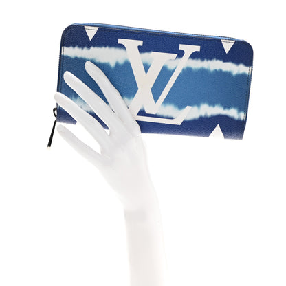 Louis Vuitton Monogram Escale Zippy Wallet Blue 2 of 7