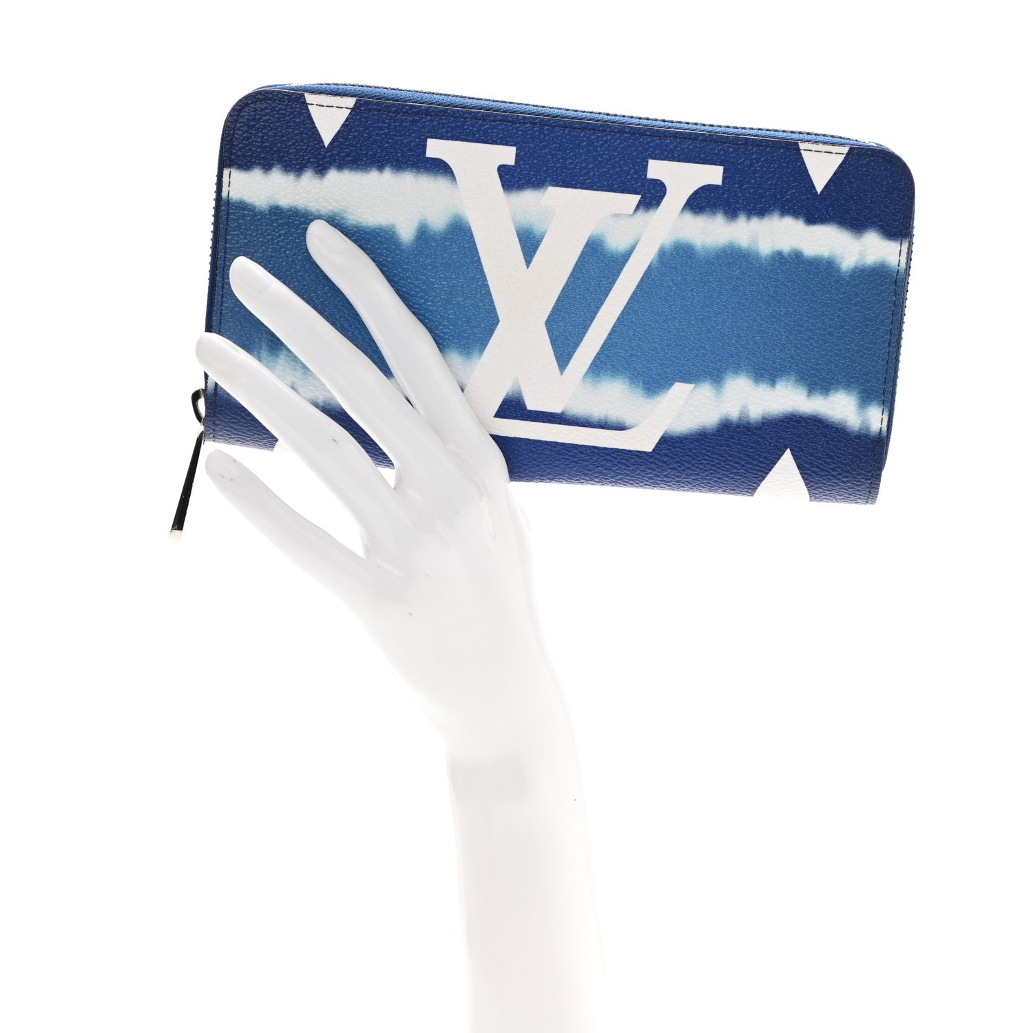 Louis Vuitton Monogram Escale Zippy Wallet Blue 2 of 7