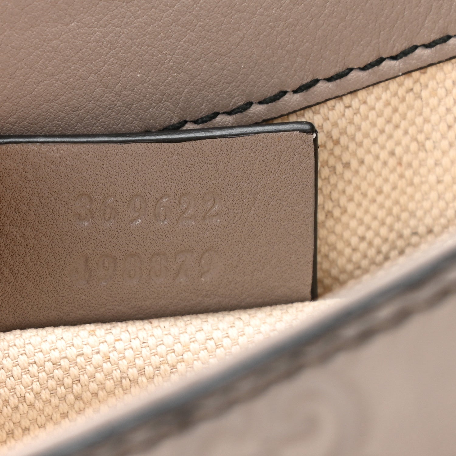 Gucci Guccissima Mini Emily Chain Shoulder Bag Storm Grey 6 of 7