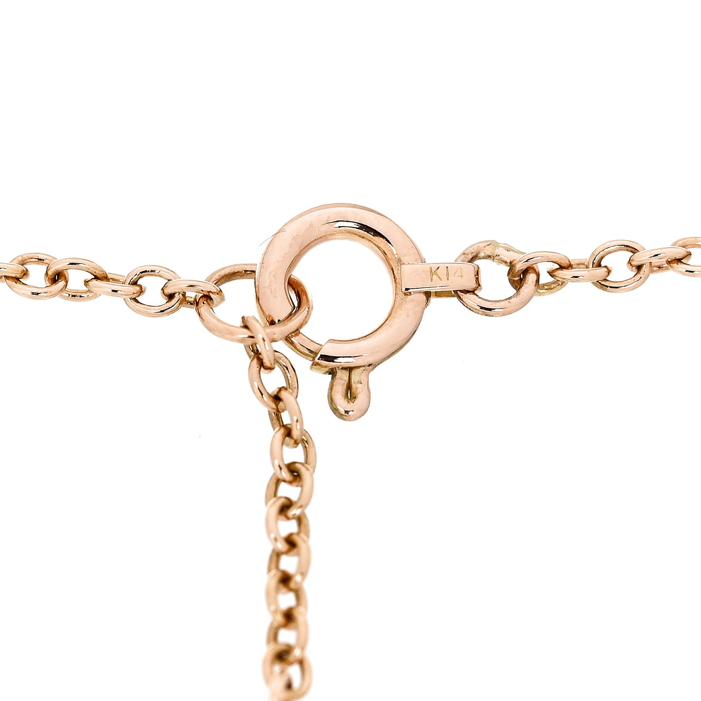 18K Rose Gold Diamond Mini T Smile Bracelet