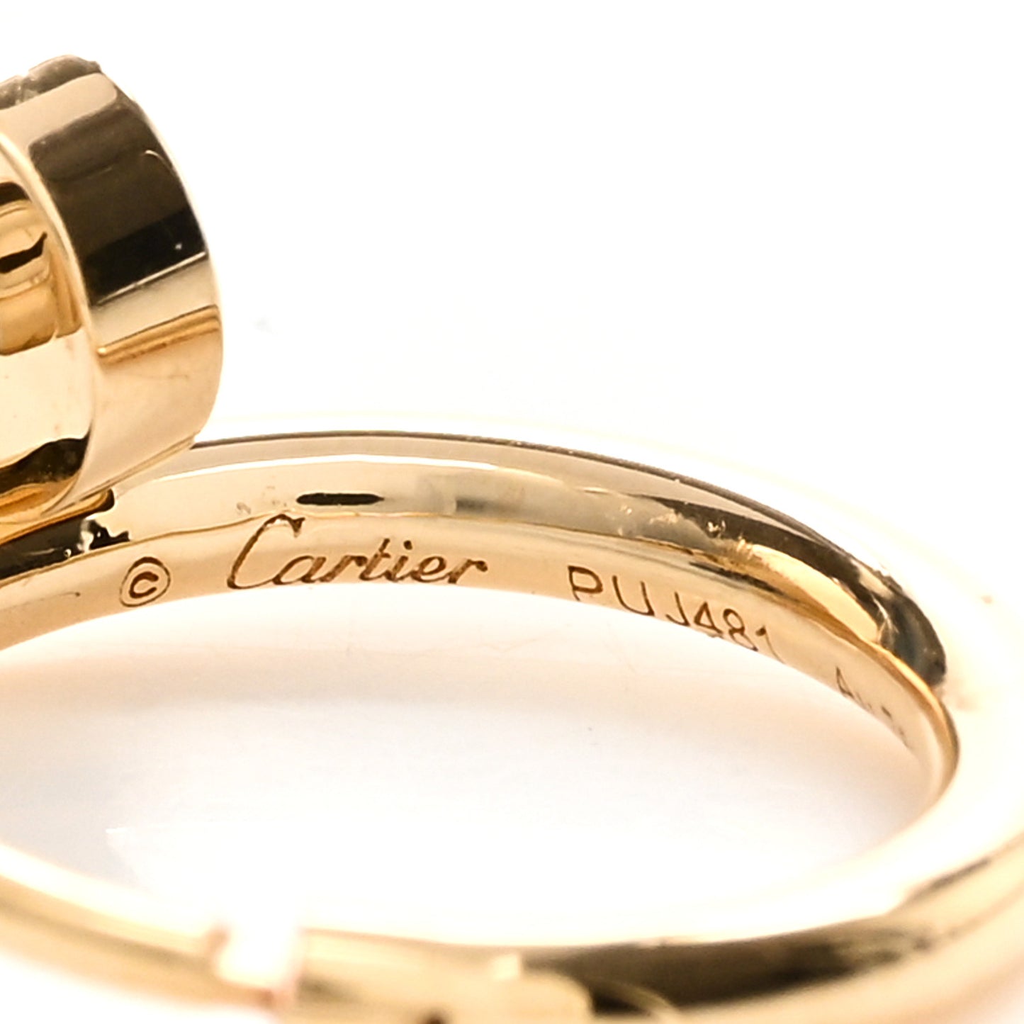 18K Yellow Gold Juste Un Clou Single Hoop Earring