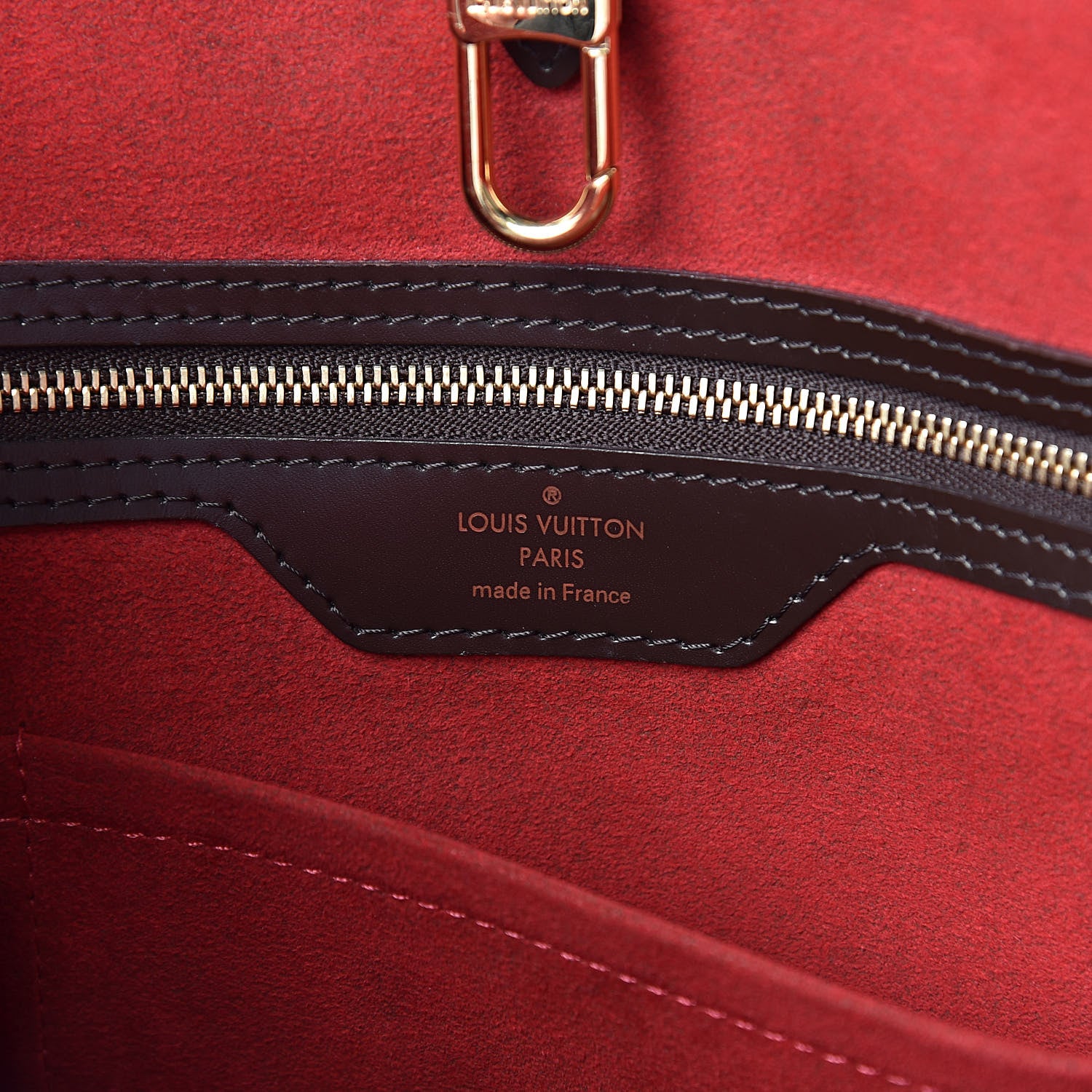 Louis Vuitton Damier Ebene Hampstead GM 6 of 23