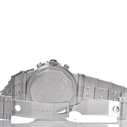 Bulgari Stainless Steel 35mm Diagono Chronograph Automatic Watch Black 5 of 6