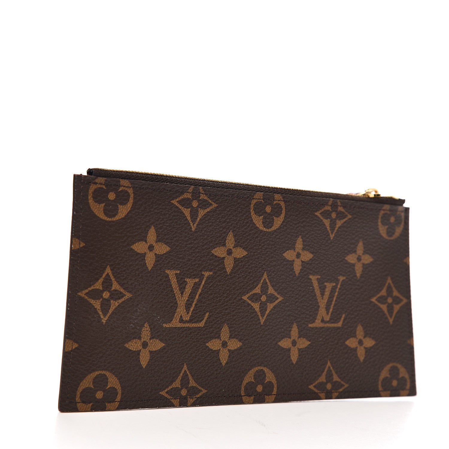 Louis Vuitton Monogram Felicie Chain Wallet Zippered Insert Fuchsia 2 of 5
