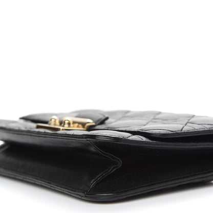 Christian Dior Lambskin Cannage Miss Dior Promenade Pouch Black 8 of 8