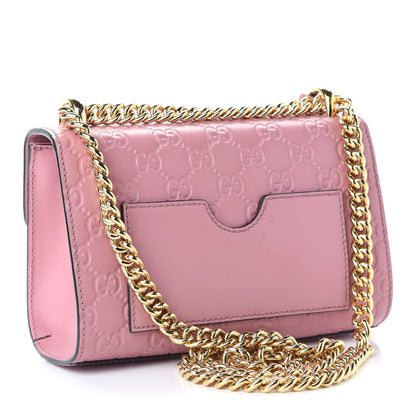 Gucci Guccissima Small Padlock Shoulder Bag Rose Baby Candy 2 of 9
