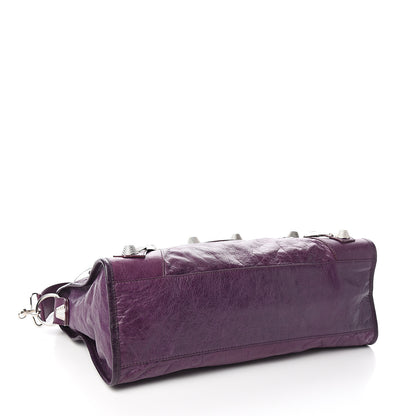 Balenciaga Agneau Giant 21 Silver Hardware City Raisin 3 of 9