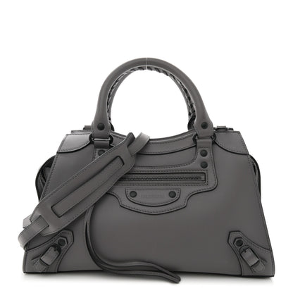 Balenciaga Smooth Calfskin Neo Classic Black Hardware S City Dark Grey 1 of 12