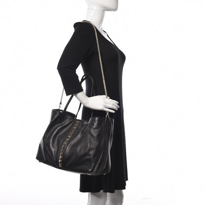 Valentino Garavani Calfskin Va Va Voom Tote Black 2 of 12
