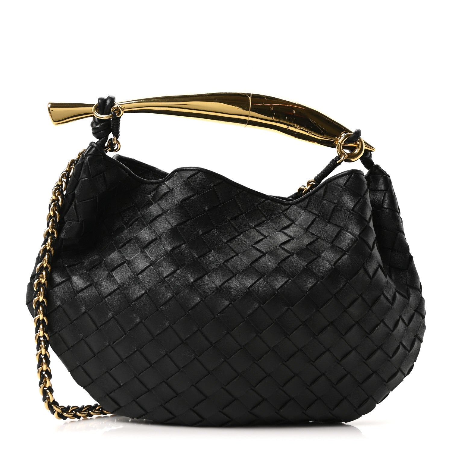 Bottega Veneta Nappa Intrecciato Sardine With Chain Bag 1 of 11