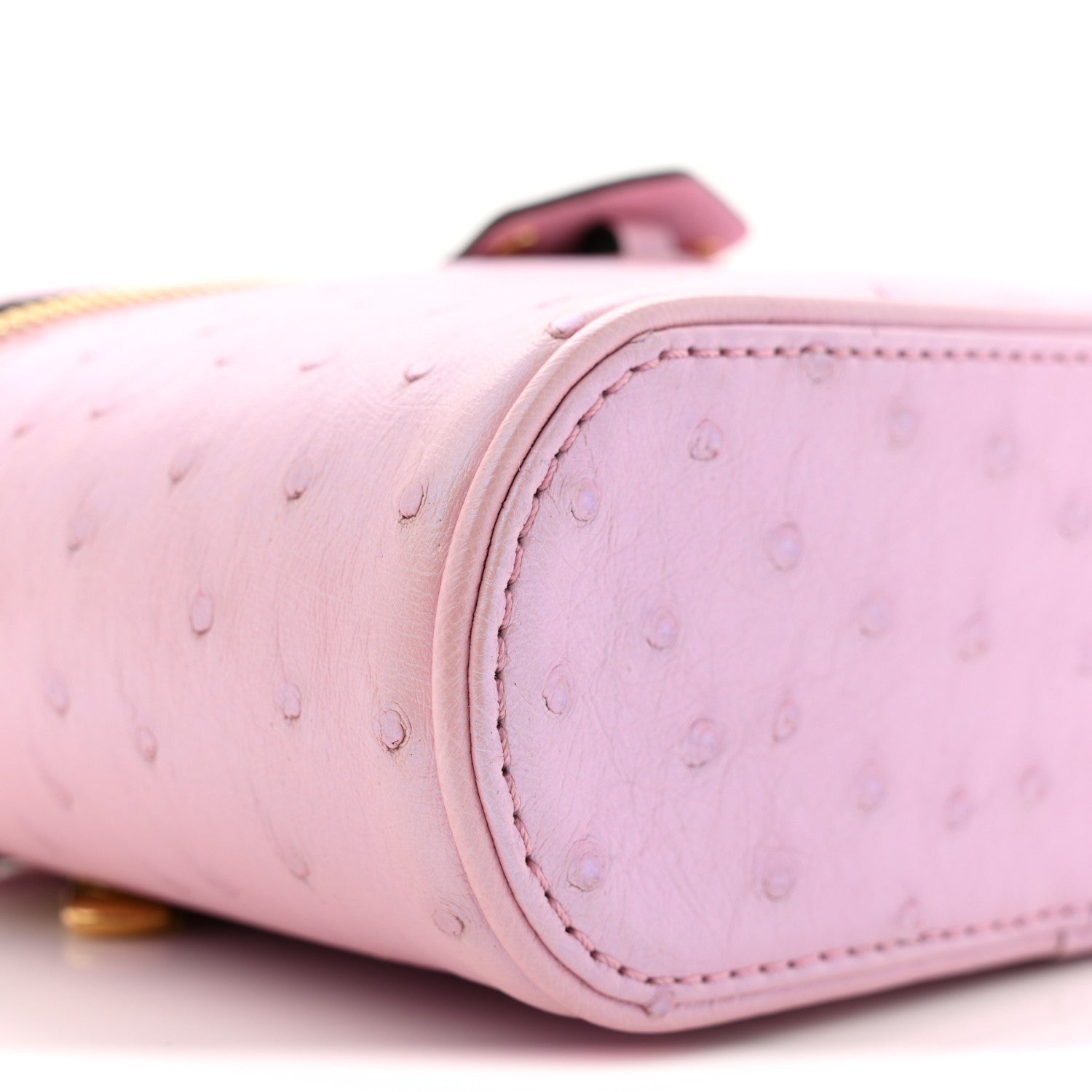 Louis Vuitton Ostrich Vanity Chain Pouch Pink 8 of 10