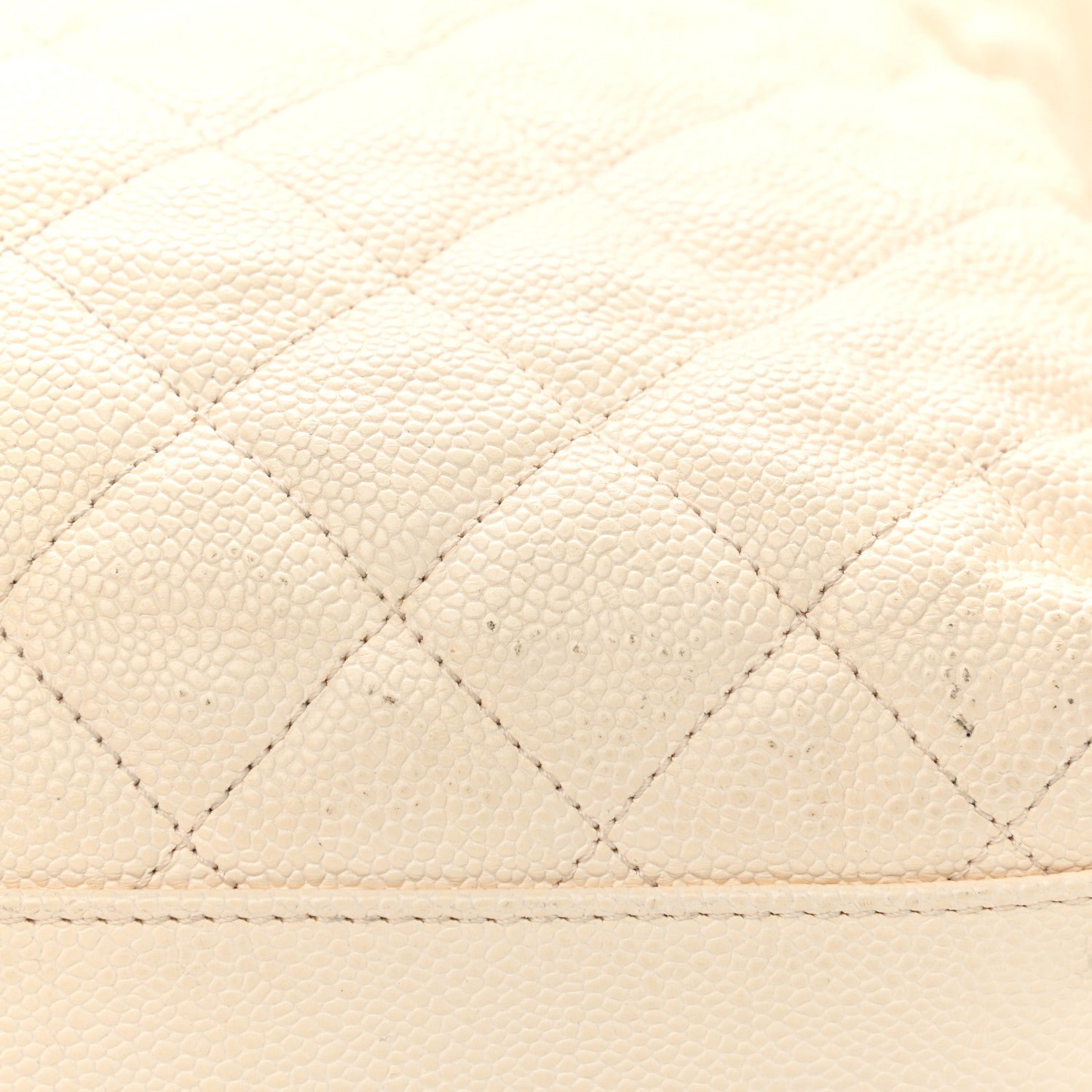 Chanel Caviar Quilted French Riviera Hobo Dark White 11 of 15