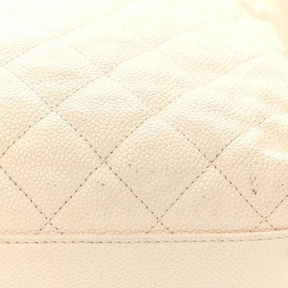 Chanel Caviar Quilted French Riviera Hobo Dark White 11 of 15
