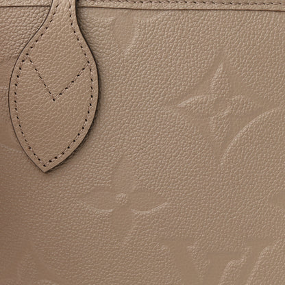 Louis Vuitton Empreinte Monogram Giant Neverfull MM Tourterelle 10 of 11
