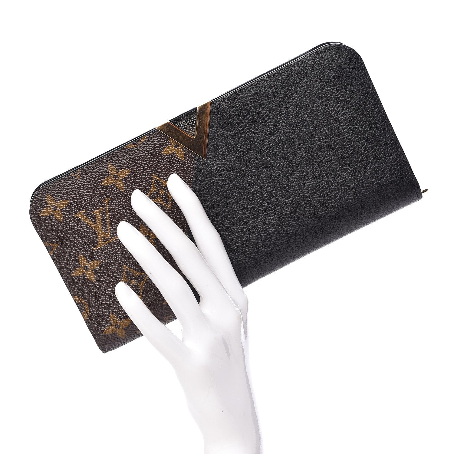 Louis Vuitton Monogram Monogram Kimono Wallet Black 2 of 7